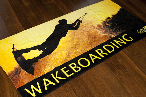 Crazywake - Wakeboarding Badetuch, Strandtuch, Beach Towel