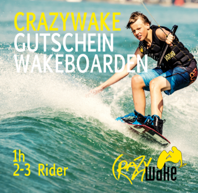 Wakeboard Gutschein - Crazywake - Wakeboard 1h