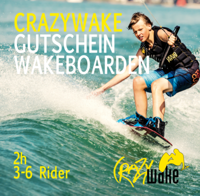 Wakeboard Gutschein - Crazywake - Wakeboard 2h