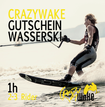 Wasserski Gutschein - Crazywake - Wasserski 1h