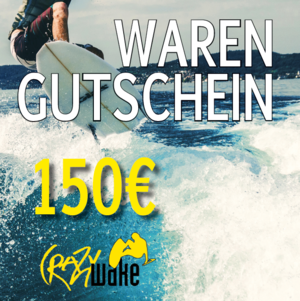 Gutschein Crazywake Shop Euro 150